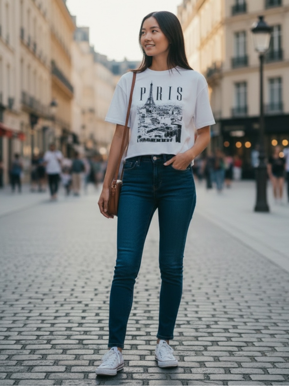 Paris Crop Top l SIZE XS